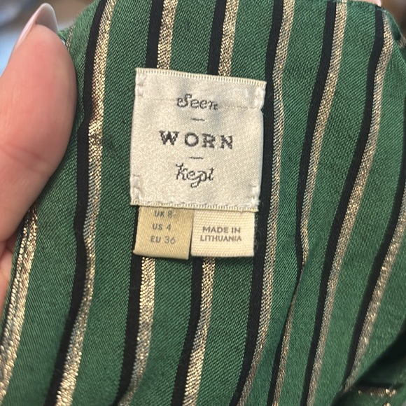 Green gold top by Seen Worn Kept - Picture 9 of 10